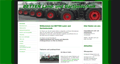 Desktop Screenshot of betten-landtechnik.de