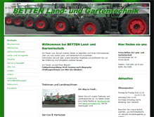 Tablet Screenshot of betten-landtechnik.de